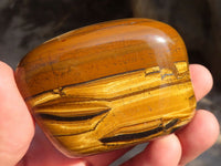 Polished Golden Tigers Eye Free Forms x 6 From Prieska, South Africa