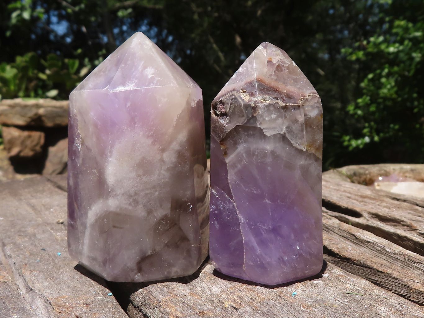Polished Dream  Amethyst Points  x 6 From Madagascar - TopRock