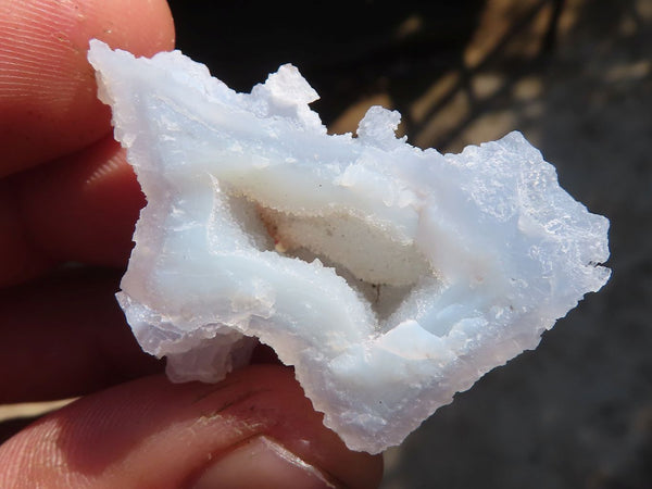 Natural Etched Blue Chalcedony Specimens  x 70 From Nsanje, Malawi - Toprock Gemstones and Minerals 