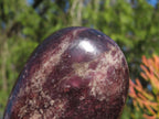 Polished XL Dark Purple Lithium Mica Lepidolite Gallet Free Forms x 2 From Zimbabwe - TopRock