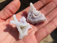 Natural Etched Blue Chalcedony Specimens  x 70 From Nsanje, Malawi - Toprock Gemstones and Minerals 