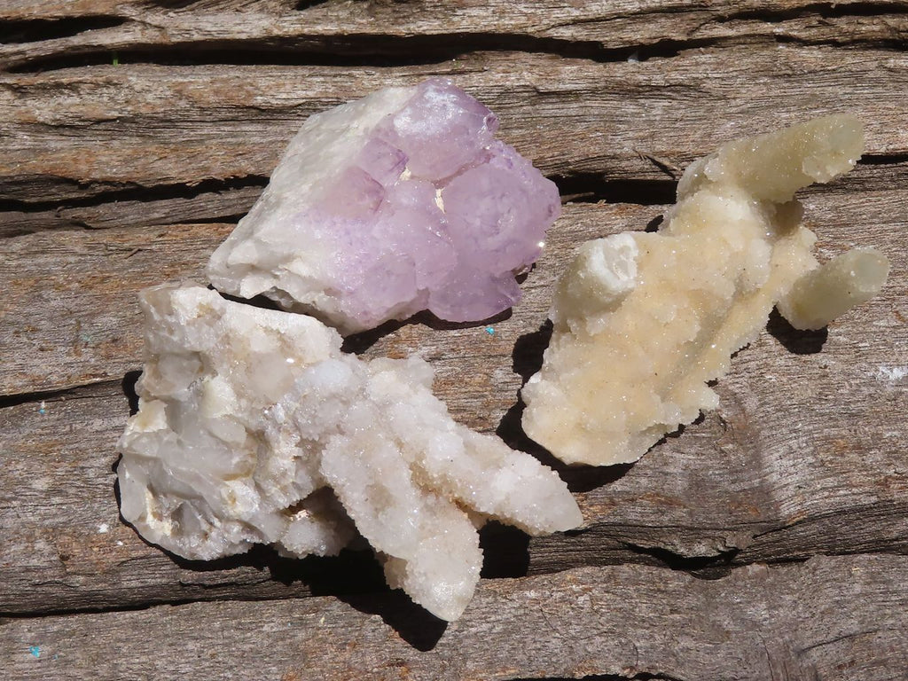 Natural Mixed Selection Of Mini Spirit Quartz Clusters  x 35 From Boekenhouthoek, South Africa - TopRock