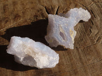 Natural Etched Blue Chalcedony Specimens  x 35 From Nsanje, Malawi - Toprock Gemstones and Minerals 