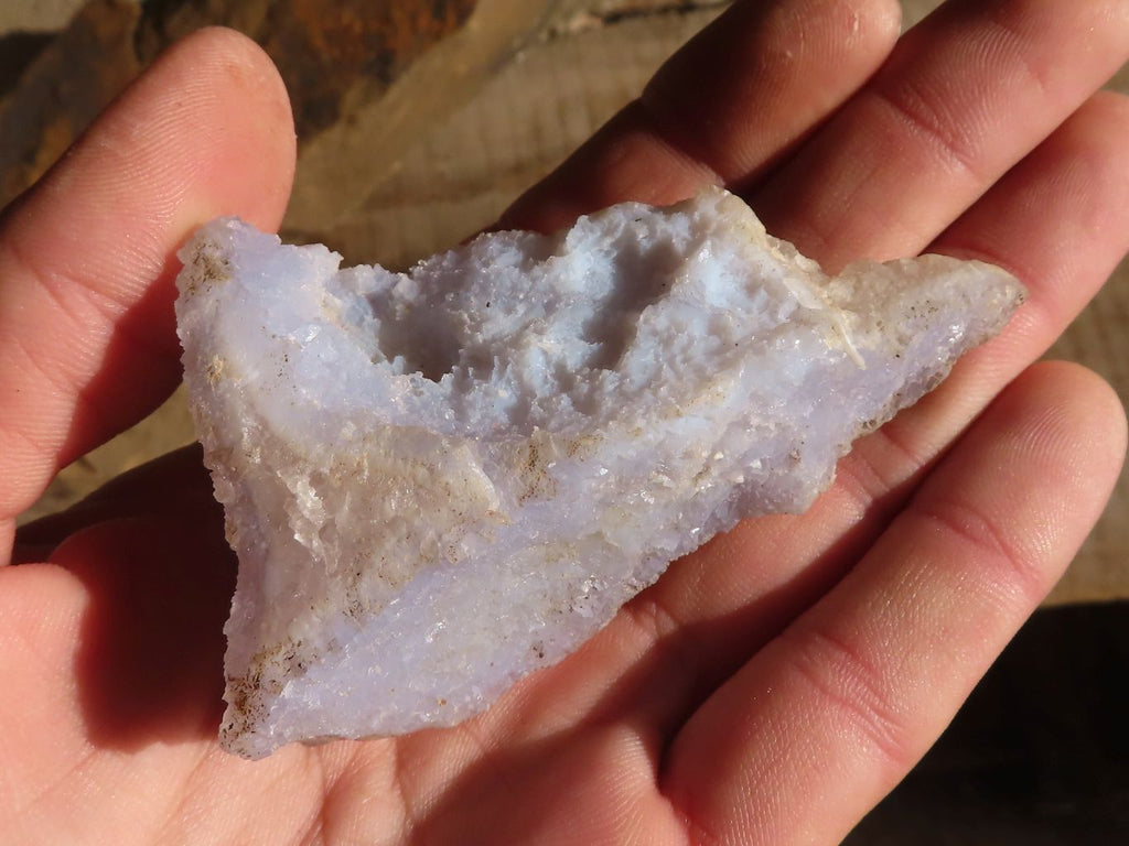 Natural Etched Blue Chalcedony Specimens  x 35 From Nsanje, Malawi - Toprock Gemstones and Minerals 