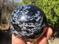 Polished Merlinite Gabbro Spheres  x 4 From Ambatondrazaka, Madagascar - Toprock Gemstones and Minerals 