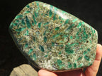 Polished Rare Emerald In Matrix Standing Free Form x 1 From Sandawana, Zimbabwe - Toprock Gemstones and Minerals 