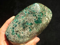 Polished Rare Emerald In Matrix Standing Free Form x 1 From Sandawana, Zimbabwe - Toprock Gemstones and Minerals 