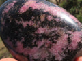 Polished Pink & Black Rhodonite Standing Free Forms  x 6 From Ambindavato, Madagascar - TopRock