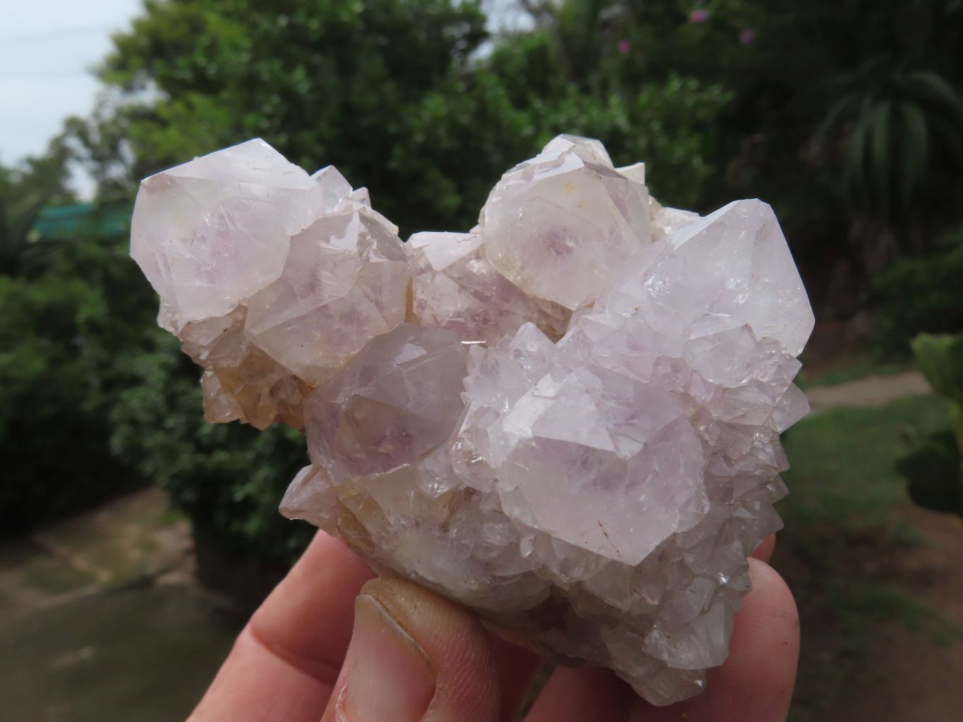 Natural  Spirit Quartz with a tint of Amethyst  x 4 From Boekenhouthoek, South Africa - TopRock
