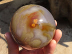 Polished Agate Spheres x 2 From Madagascar - Toprock Gemstones and Minerals 