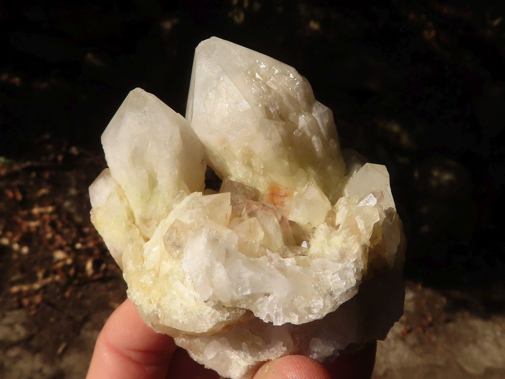Natural Pineapple Quartz Crystal Clusters  x 6 From Madagascar - Toprock Gemstones and Minerals 