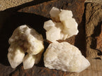 Natural Pineapple Quartz Crystal Clusters  x 6 From Madagascar - Toprock Gemstones and Minerals 