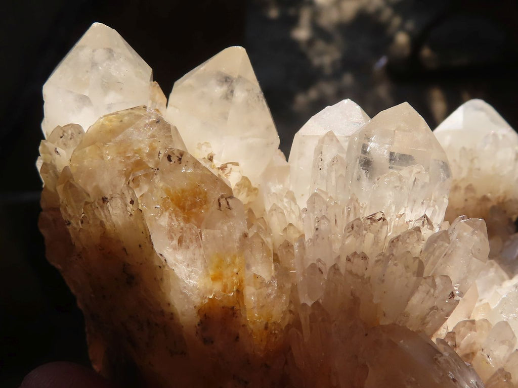 Natural Pineapple Quartz Crystal Clusters  x 6 From Madagascar - Toprock Gemstones and Minerals 