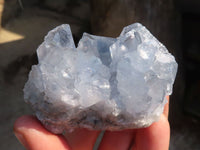 Natural Blue Celestite Crystal Specimens  x 6 From Sakoany, Madagascar - Toprock Gemstones and Minerals 