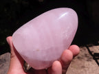 Polished Gemmy Rose Quartz Standing Free Forms  x 3 From Ambatondrazaka, Madagascar - TopRock