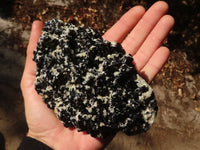 Natural Schorl Black Tourmaline With Vermiculite Specimens X 3 From Erongo, Namibia - Toprock Gemstones and Minerals 