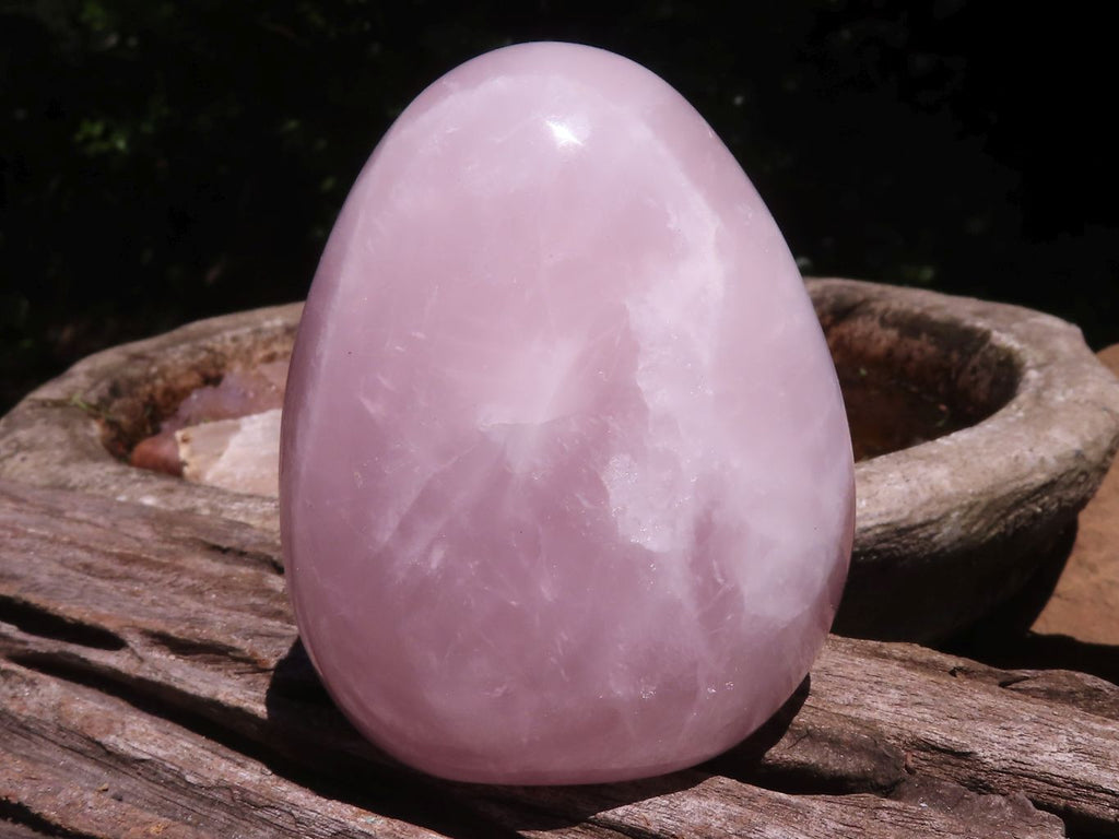 Polished Gemmy Rose Quartz Standing Free Forms  x 3 From Ambatondrazaka, Madagascar - TopRock