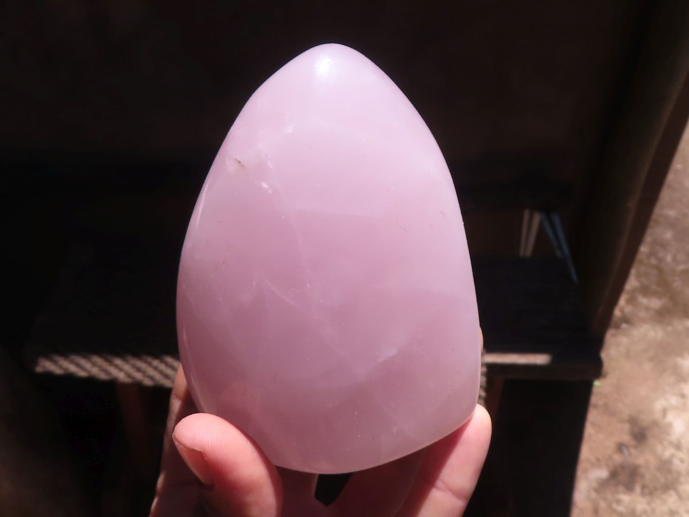Polished Gemmy Rose Quartz Standing Free Forms  x 3 From Ambatondrazaka, Madagascar - TopRock
