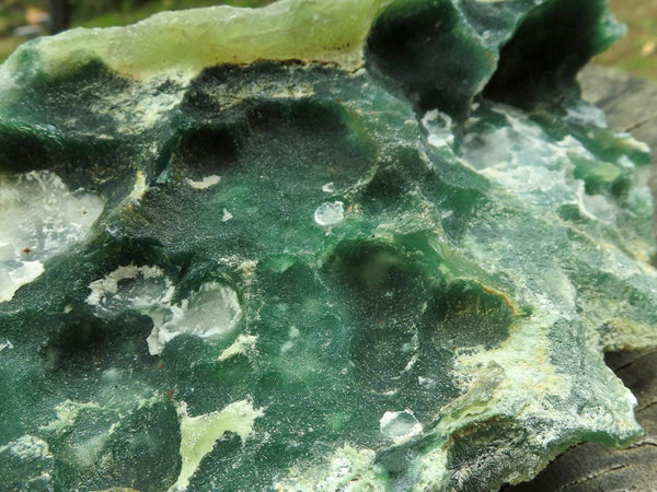 Natural Extra Large Emerald Mtorolite Chrome Chrysoprase Specimens x 2 From Zimbabwe - TopRock