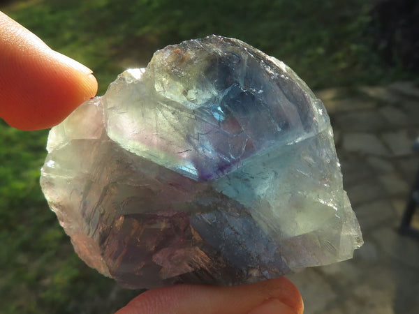Natural Cobbed & Stone Sealed Watermelon Fluorite Pieces x 24 From Uis, Namibia - TopRock