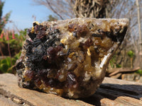 Natural Schorl Black Tourmaline Specimens x 6 From Erongo, Namibia - Toprock Gemstones and Minerals 