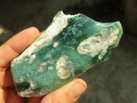 Polished One Side Polished Emerald Mtorolite Plates  x 7 From Zimbabwe - Toprock Gemstones and Minerals 