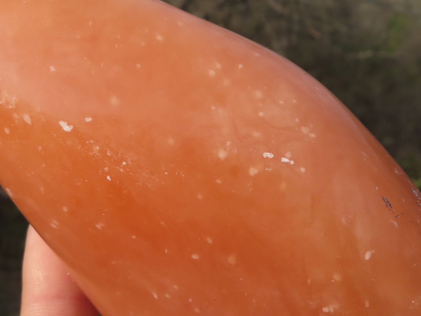 Natural Bright Orange Twist Calcite Standing Free Forms  x 2 From Madagascar - TopRock
