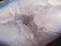 Polished Blue Lace Agate Standing Free Form x 1 From Nsanje, Malawi - Toprock Gemstones and Minerals 