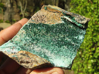Natural Drusy Coated Chrysocolla & Malachite Dolomite Specimens x 4 From Likasi, Congo - Toprock Gemstones and Minerals 