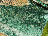 Natural Drusy Coated Chrysocolla & Malachite Dolomite Specimens x 4 From Likasi, Congo - Toprock Gemstones and Minerals 