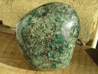 Polished Rare Emerald In Matrix Standing Free Form x 1 From Sandawana, Zimbabwe - Toprock Gemstones and Minerals 