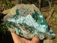 Natural Drusy Coated Chrysocolla & Malachite Dolomite Specimens x 4 From Likasi, Congo - Toprock Gemstones and Minerals 