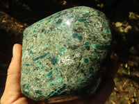 Polished Rare Emerald In Matrix Standing Free Form x 1 From Sandawana, Zimbabwe - Toprock Gemstones and Minerals 