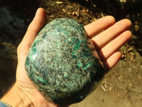 Polished Rare Emerald In Matrix Standing Free Form x 1 From Sandawana, Zimbabwe - Toprock Gemstones and Minerals 