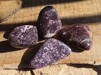 Polished  Purple Lepidolite Free Forms  x 4 From Zimbabwe - Toprock Gemstones and Minerals 