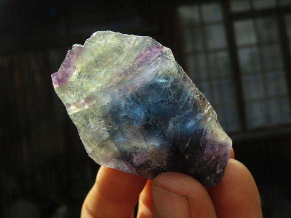Natural Watermelon Fluorite Cobbed & Stone Sealed Pieces x 35 From Uis, Namibia - TopRock