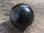 Polished Black Basalt Spheres (Heat Stable for therapy)  x 6 From Madagascar - TopRock