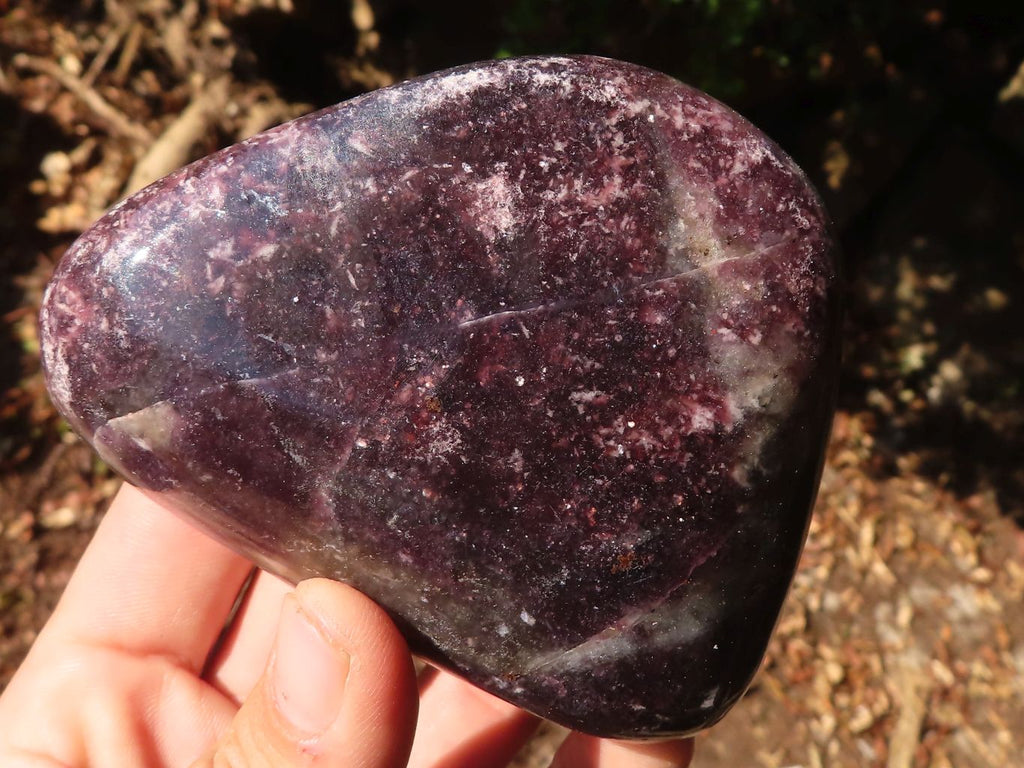 Polished  Purple Lepidolite Free Forms  x 4 From Zimbabwe - Toprock Gemstones and Minerals 