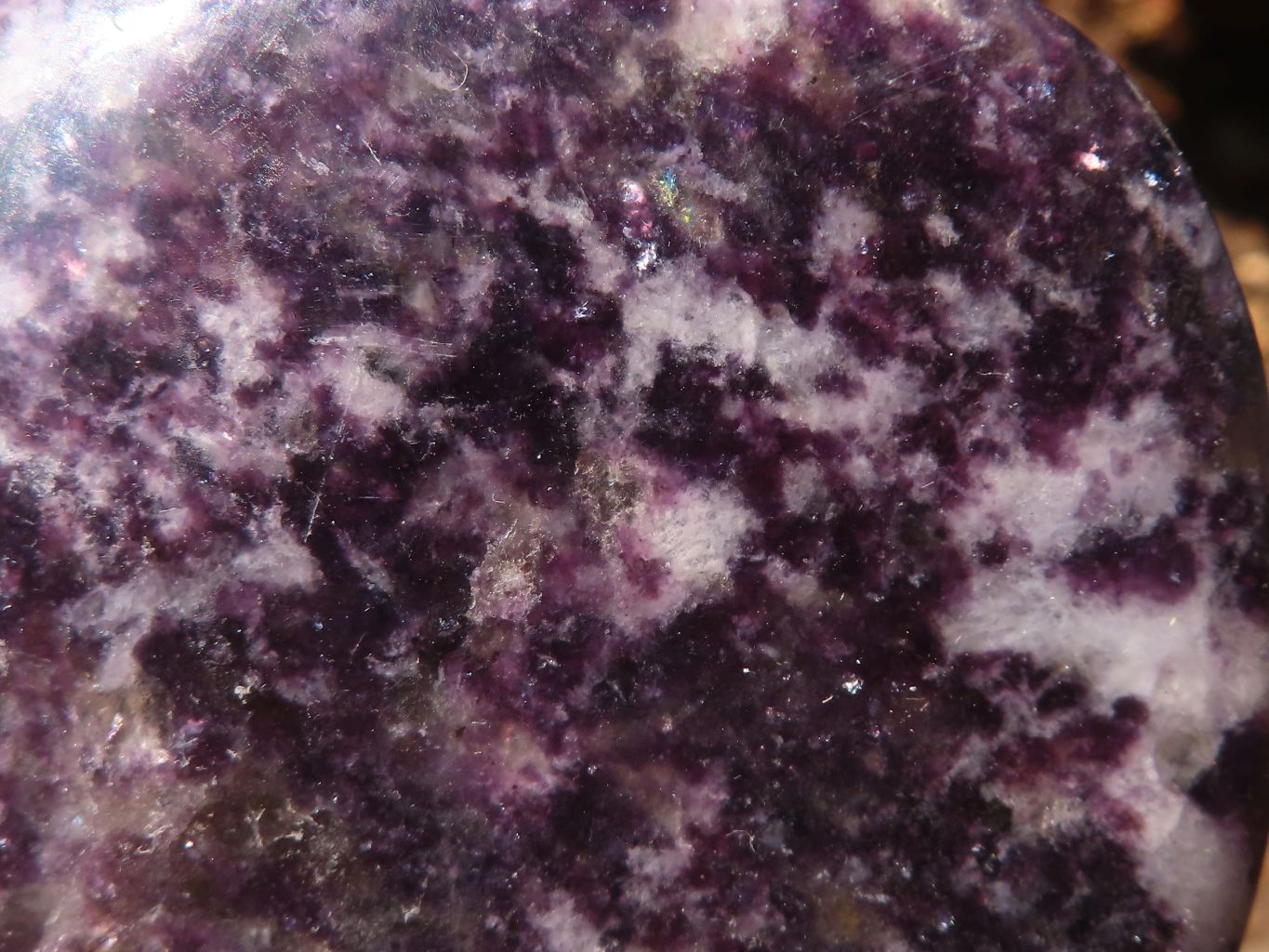 Polished  Purple Lepidolite Free Forms  x 4 From Zimbabwe - Toprock Gemstones and Minerals 