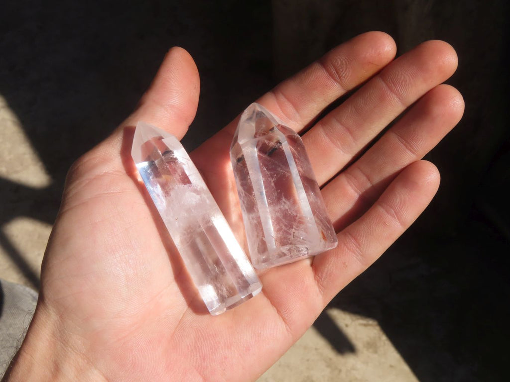 Polished Clear Quartz Crystal Points x 24 From Madagascar - Toprock Gemstones and Minerals 