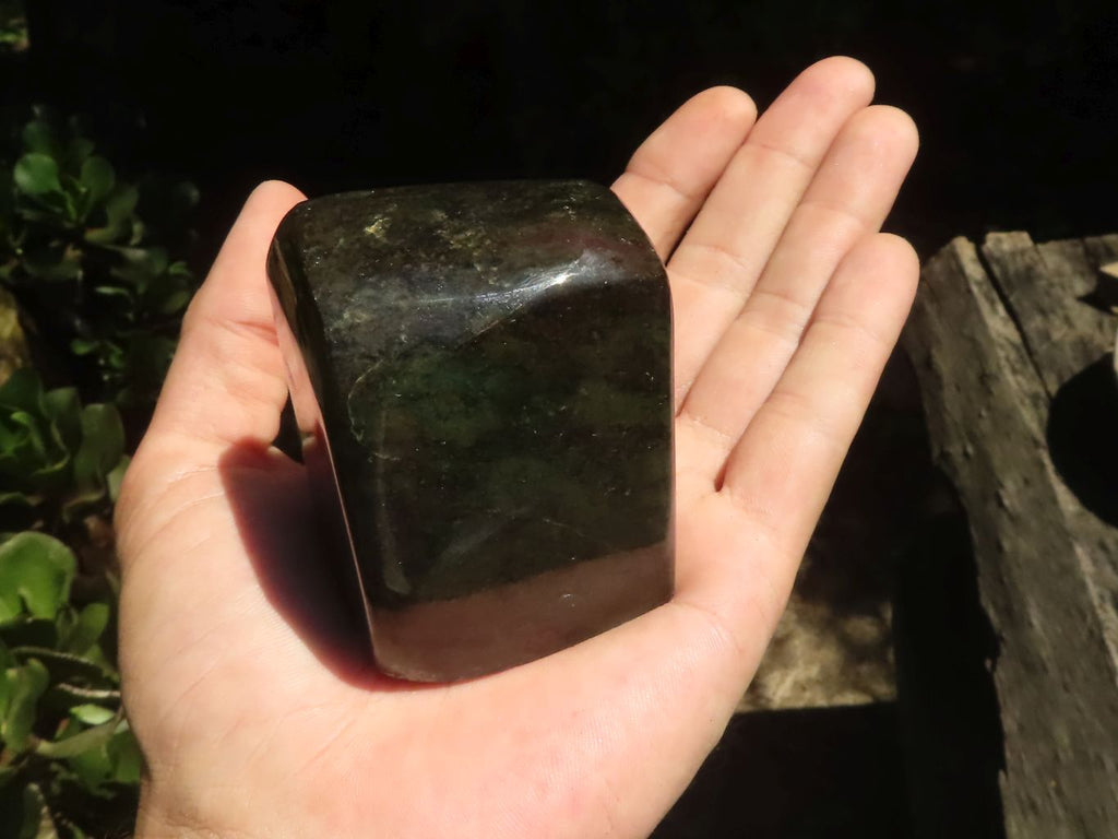 Polished Rare Fluorescent Ruby Verdite Standing Free Forms  x 4 From Zimbabwe - TopRock