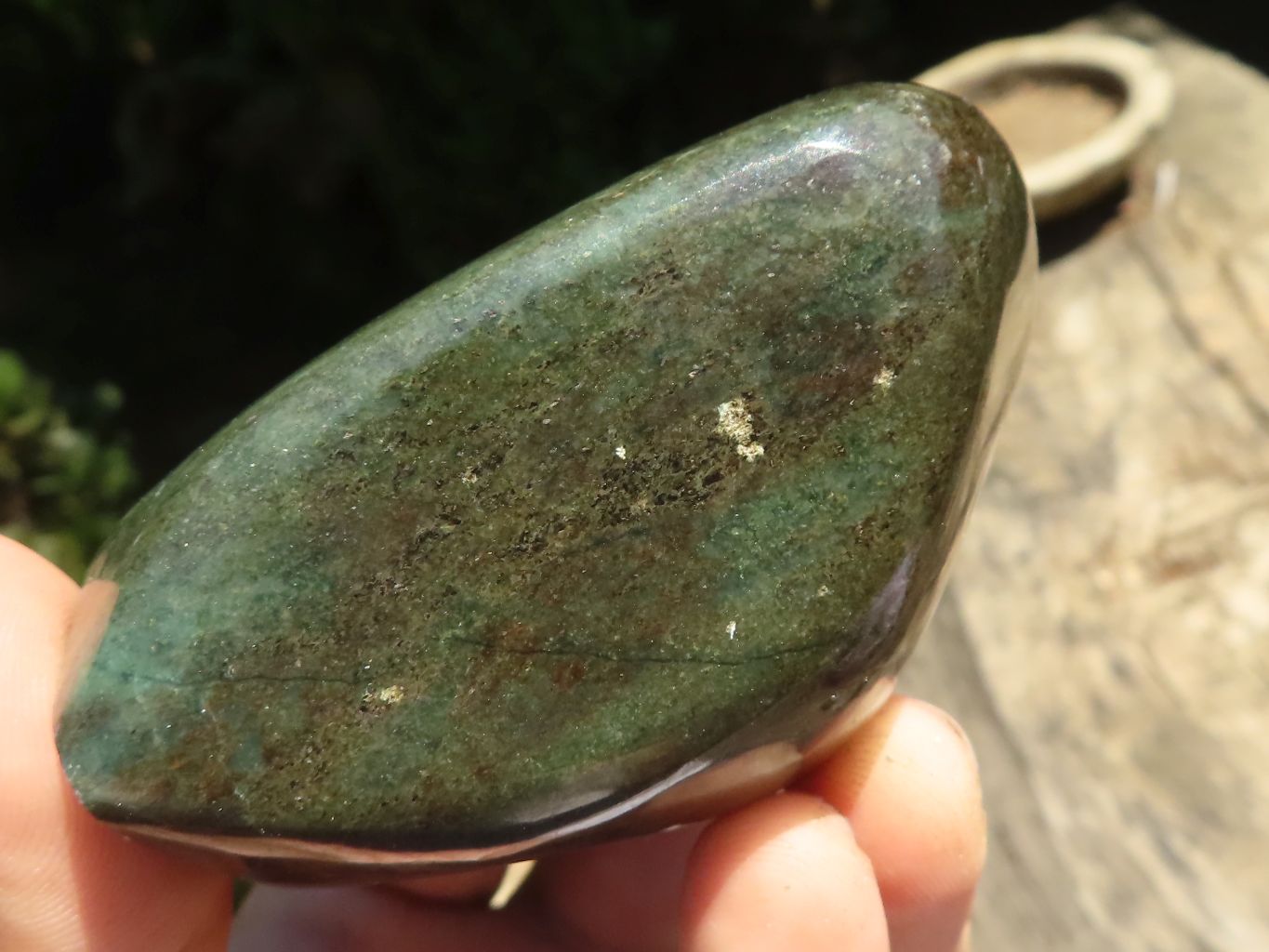 Polished Rare Fluorescent Ruby Verdite Standing Free Forms  x 4 From Zimbabwe - TopRock