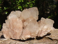 Natural Cascading Smokey Quartz Clusters x 6 From Luena, Congo - Toprock Gemstones and Minerals 