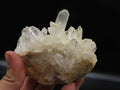 Natural Lovely Medium Sized Semi Optic Quartz Cluster Specimens x 4 From Madagascar - TopRock