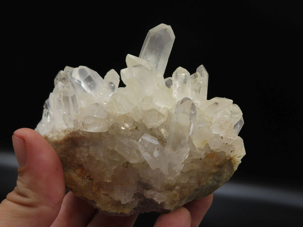 Natural Lovely Medium Sized Semi Optic Quartz Cluster Specimens x 4 From Madagascar - TopRock