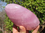 Polished Pink Rose Quartz Standing Free Forms x 2 From Antsirabe, Madagascar - Toprock Gemstones and Minerals 
