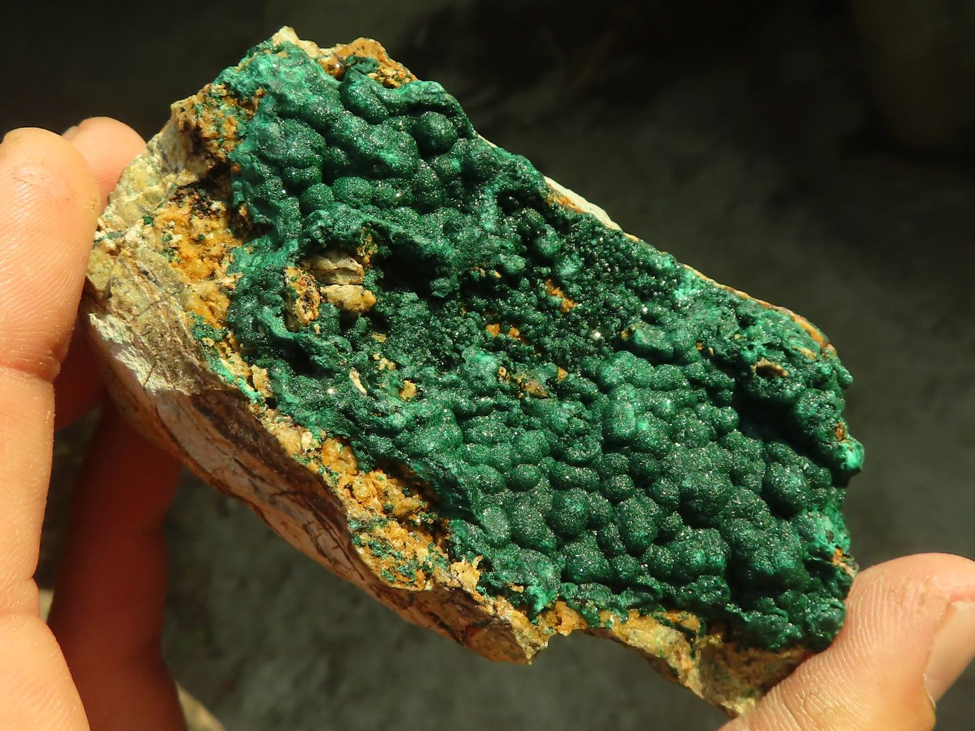 Natural Micro Botryoidal Crystalline Malachite Specimens  x 4 From Kolwezi, Congo - Toprock Gemstones and Minerals 