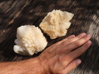 Natural White Phantom Candle Quartz Specimens  x 2 From Madagascar - TopRock
