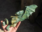 Polished Green Verdite Dragon Carving  x 1 From Zimbabwe - Toprock Gemstones and Minerals 