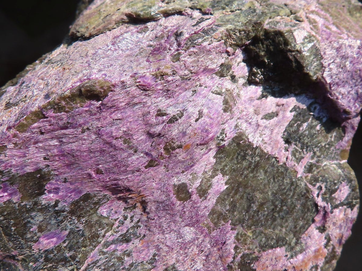 Natural Rough Stichtite & Serpentine Specimens x 6 From Barberton, South Africa - Toprock Gemstones and Minerals 
